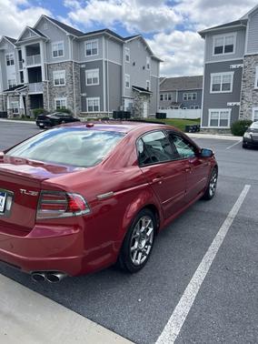 Red 2007 Acura TL Type S