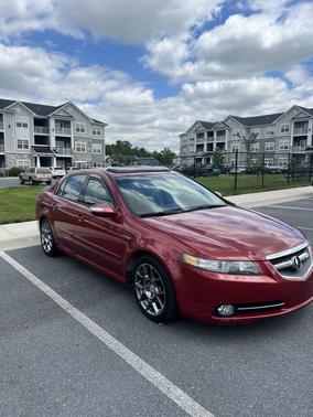 Red 2007 Acura TL Type S