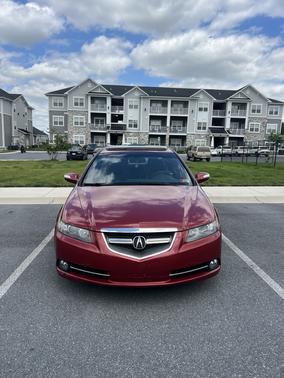 Red 2007 Acura TL Type S