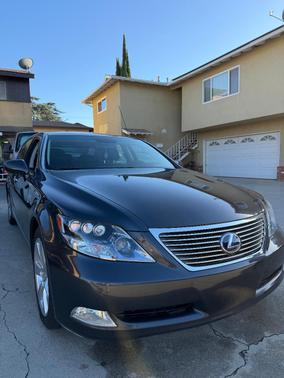Gray 2008 Lexus LS 600h L Base