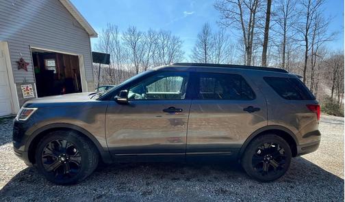Gray 2019 Ford Explorer Sport