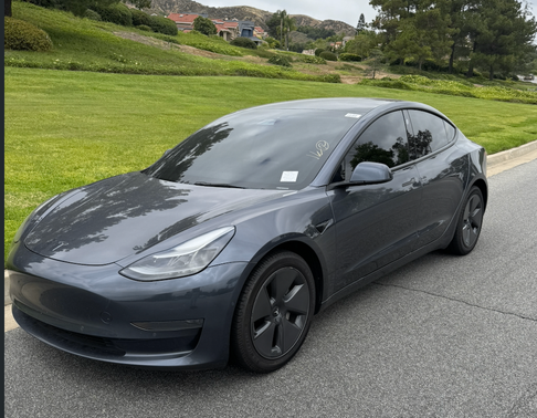 Gray 2022 Tesla Model 3 Base