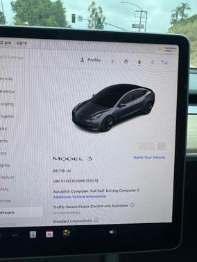 Gray 2022 Tesla Model 3 Base