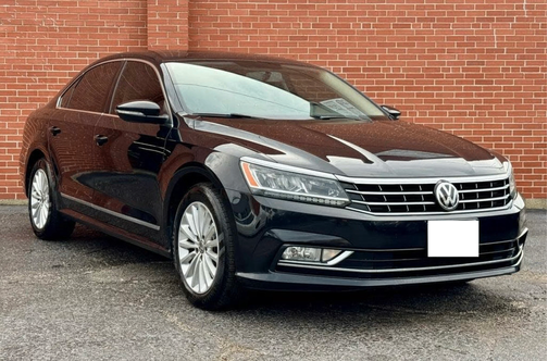 Black 2017 Volkswagen Passat 1.8T SE