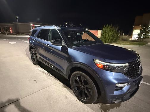 Blue 2020 Ford Explorer ST