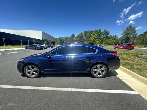Blue 2014 Acura TL Technology