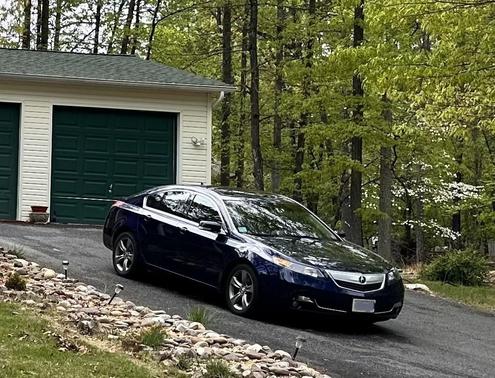 Blue 2014 Acura TL Technology