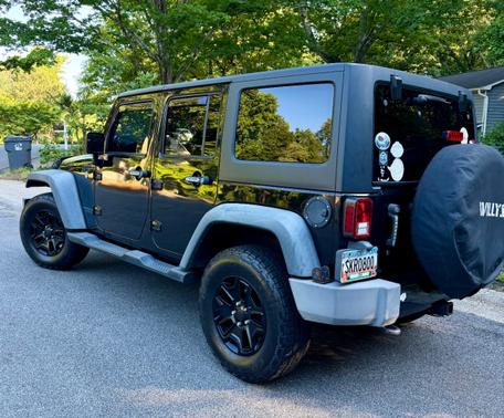 Black 2016 Jeep Wrangler Unlimited Willys Wheeler