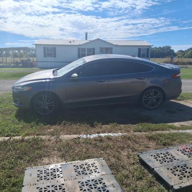 Silver 2014 Ford Fusion Titanium