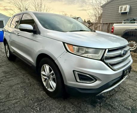 Silver 2015 Ford Edge SEL