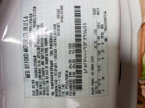 2003 Ford Mustang GT