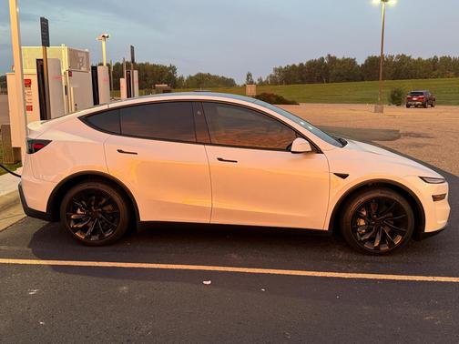 White 2026 Tesla Model Y Long Range Launch Series AWD