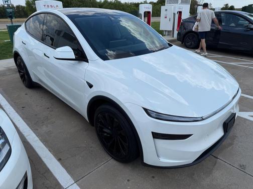 White 2026 Tesla Model Y Long Range Launch Series AWD