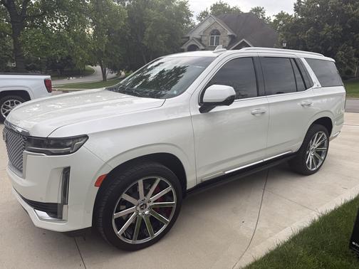 White 2024 Cadillac Escalade Premium Luxury Platinum