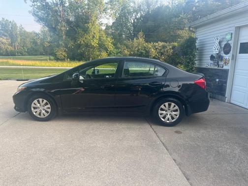 Black 2012 Honda Civic LX