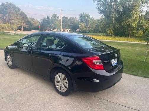 Black 2012 Honda Civic LX
