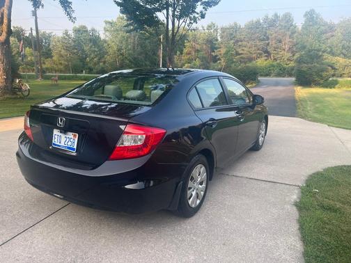 Black 2012 Honda Civic LX