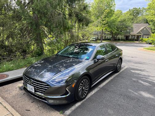 Gray 2023 Hyundai SONATA Hybrid Limited