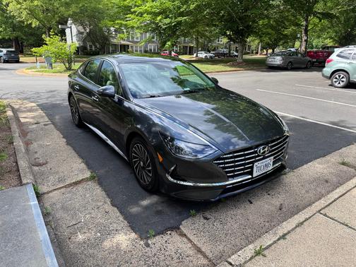 Gray 2023 Hyundai SONATA Hybrid Limited
