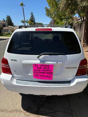White 2003 Toyota Highlander Limited