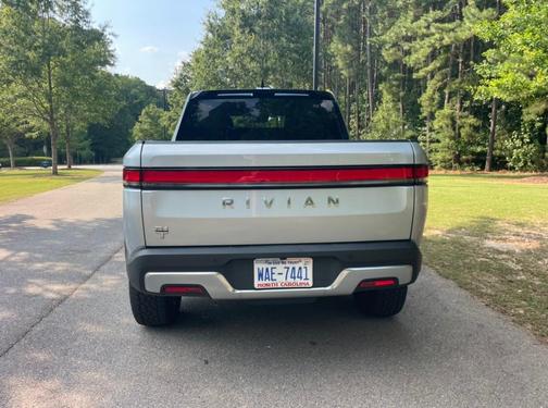 Silver 2025 Rivian R1T Adventure Dual-Motor Standard Pack