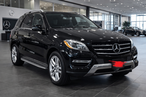 Black 2013 Mercedes-Benz M-Class ML 350 4MATIC