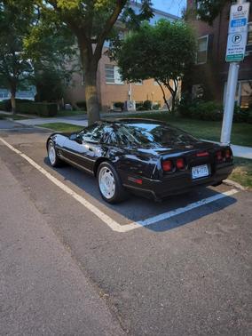 Black 1992 Chevrolet Corvette Base