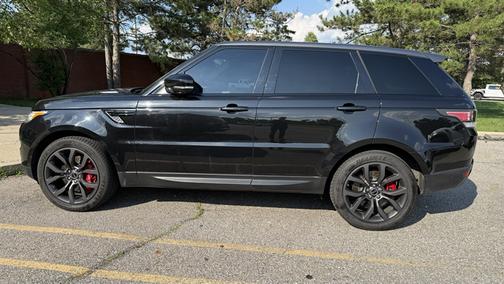 Black 2016 Land Rover Range Rover Sport 5.0L Supercharged Dynamic