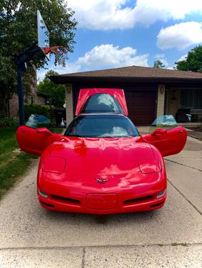 Red 1998 Chevrolet Corvette Base