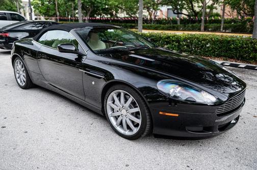 Black 2006 Aston Martin DB9 Volante
