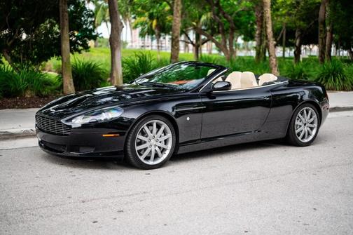 Black 2006 Aston Martin DB9 Volante