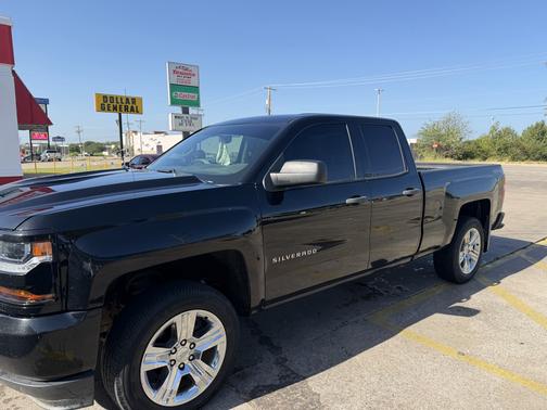 Black 2017 Chevrolet Silverado 1500 Custom