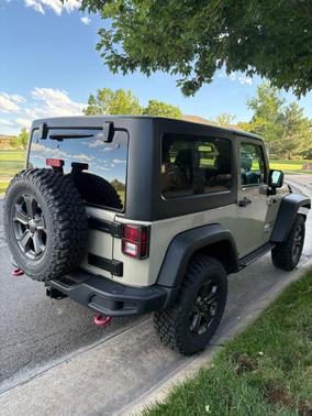 Beige 2017 Jeep Wrangler Rubicon