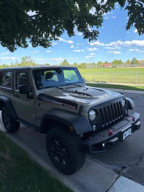 Beige 2017 Jeep Wrangler Rubicon