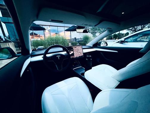 White 2023 Tesla Model 3 Base
