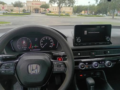 Silver 2024 Honda Civic LX