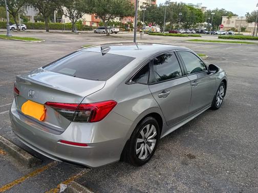 Silver 2024 Honda Civic LX