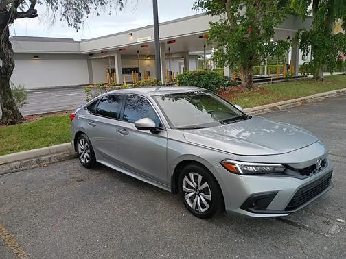 Silver 2024 Honda Civic LX
