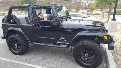 Black 2005 Jeep Wrangler Unlimited
