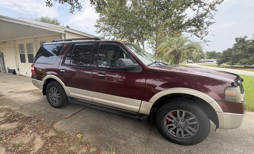 Red 2010 Ford Expedition Eddie Bauer