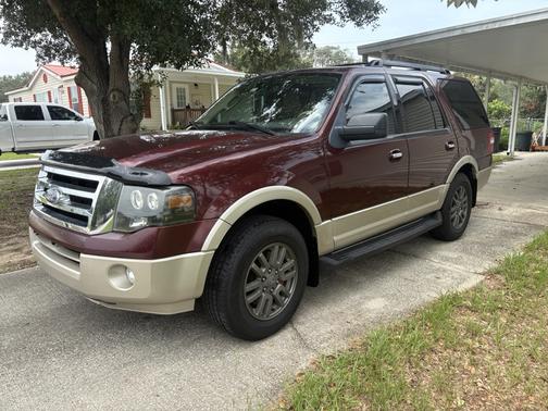 Red 2010 Ford Expedition Eddie Bauer