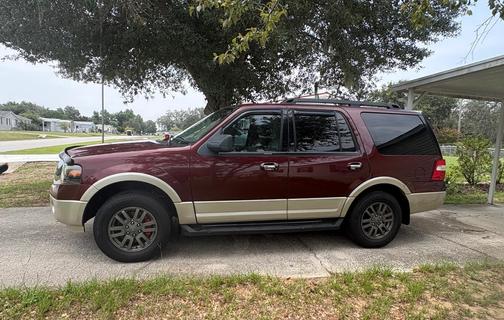 Red 2010 Ford Expedition Eddie Bauer