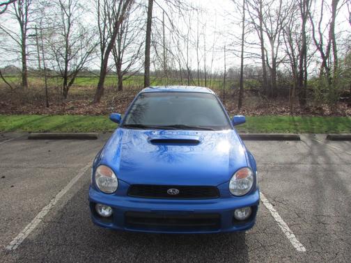 Blue 2002 Subaru Impreza WRX