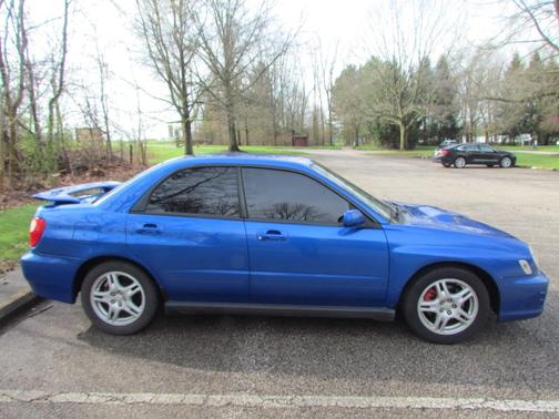 Blue 2002 Subaru Impreza WRX