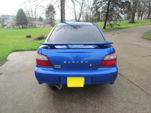 Blue 2002 Subaru Impreza WRX