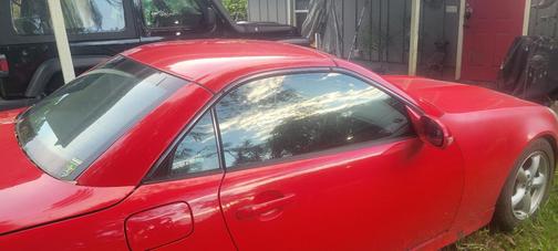 Red 2001 Mercedes-Benz SLK-Class SLK320