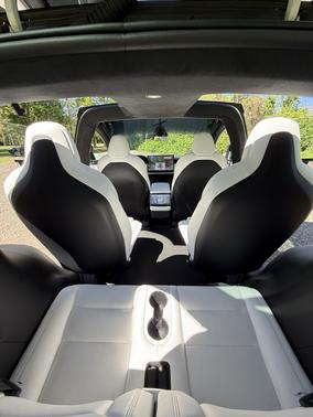 White 2024 Tesla Model X Plaid