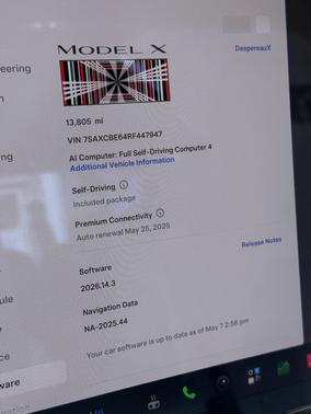 White 2024 Tesla Model X Plaid