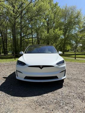 White 2024 Tesla Model X Plaid