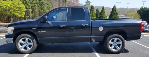Black 2008 Dodge Ram 1500 SLT Quad Cab